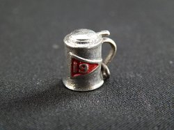 (image for) Silver Mug with Red 19