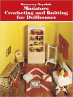 (image for) Miniature Crocheting and Knitting for Dollhouses