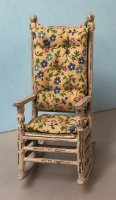 (image for) Shabby Rocker with Flowered Cushions