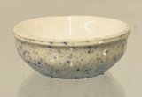 Large Blue Speckled Glazed Bowl (image for) Large Blue Speckled Glazed Bowl