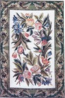 (image for) Floral Leaf Printed Rug