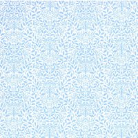 (image for) WILLIAM MORRIS BLUE-ON-WHITE