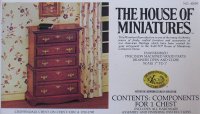 (image for) House of Miniatures Wood Chippendale Chest on Chest