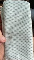 (image for) Green dotted cotton fabric