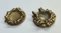 (image for) Set of Two Brass Ash Trays