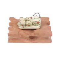 (image for) Asian Teapot and bowls with large tray