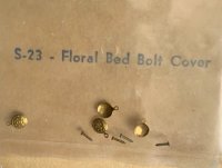 (image for) Floral Bed Bolt Cover