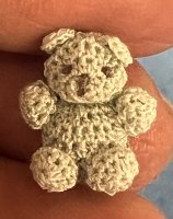 (image for) Baby Mint Green Crocheted Teddy Bear