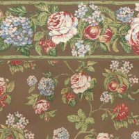 (image for) Floral Bounty Brown - Floral