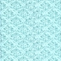 (image for) Art Nouveau Tulip Arabesque - Sea Green