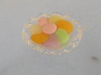 (image for) Pastel Cookies on a Clear Plate