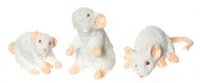 (image for) Set of 3 -White Mice