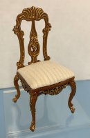 (image for) Side Chair with Gold Accents