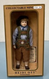 (image for) 5" Teenaged boy in Lederhosen German costume