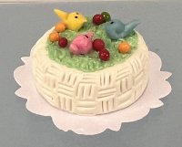 (image for) Easter Peeps Basket Cake