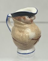 (image for) Handpainted Porcelain Toby-Style Pitcher
