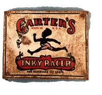 (image for) Tin Sign Carter's Inky Racer