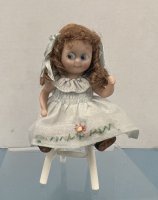 (image for) "Just Me" Googly Porcelain Miniature Doll