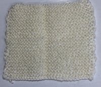 (image for) White knitted blanket for baby