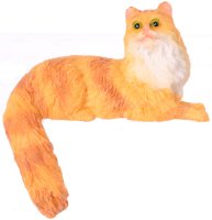 (image for) Semi Long Hair Cat Orange with Socks