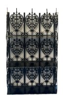 (image for) Black and Gold Metal Shelf Unit