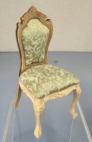 (image for) Unfinished Chair with mint gn/beige upholstery