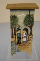 (image for) Amish Children Hand Painted Cabinet