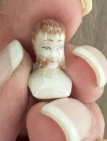 (image for) China Glazed Man Head