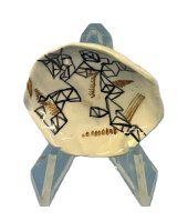 (image for) Shallow Large Decorated Bowl