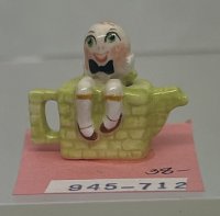 (image for) Handpainted Porcelain Humpty Dumpty Teapot