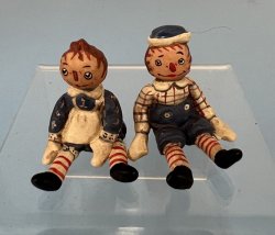 (image for) Molded Raggedy Ann and Andy