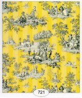 (image for) Dark Toile Stripe 721