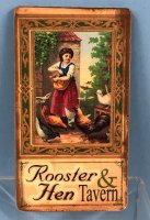 (image for) Rooster and Hen Tavern Sign