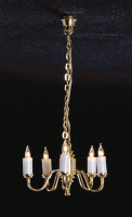 (image for) CK3000 5 Up-Arm Colonial Chandelier