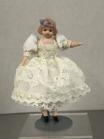 (image for) Porcelain Little Girl with painted hair