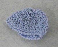 (image for) Small Blue Crocheted Winter Cap