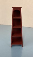 (image for) Reddish Brown Angled Bookshelf