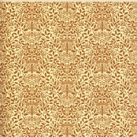 (image for) WILLIAM MORRIS BROWN-ON-CREAM