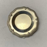 (image for) Faux Silver Plate with Beaded Edge
