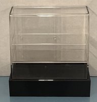 (image for) Clear Acrylic with Black Base Cake/Pie Display Case