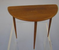 (image for) Walnut Half Round Table