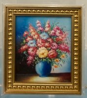 (image for) Pink Flowers in a Blue Room