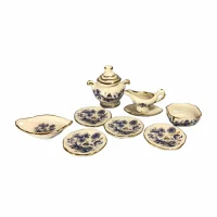 (image for) Blue Onion Design Dinner Set