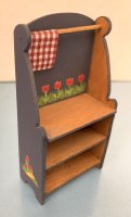 (image for) Bucket Bench with Painted Tulips