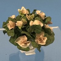 (image for) Paper Roses in white pot