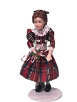 (image for) Girl in Red Plaid Dress