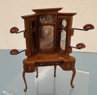 (image for) 1/24th Walnut Hat Dressing Table