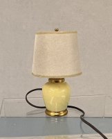 (image for) Vintage Amanda Lamp with Gold Urn