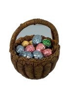 (image for) Basketful of Foil Wrapped Eggs to Hide!