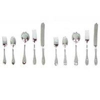 (image for) 10-Pc Silver Flatware Set